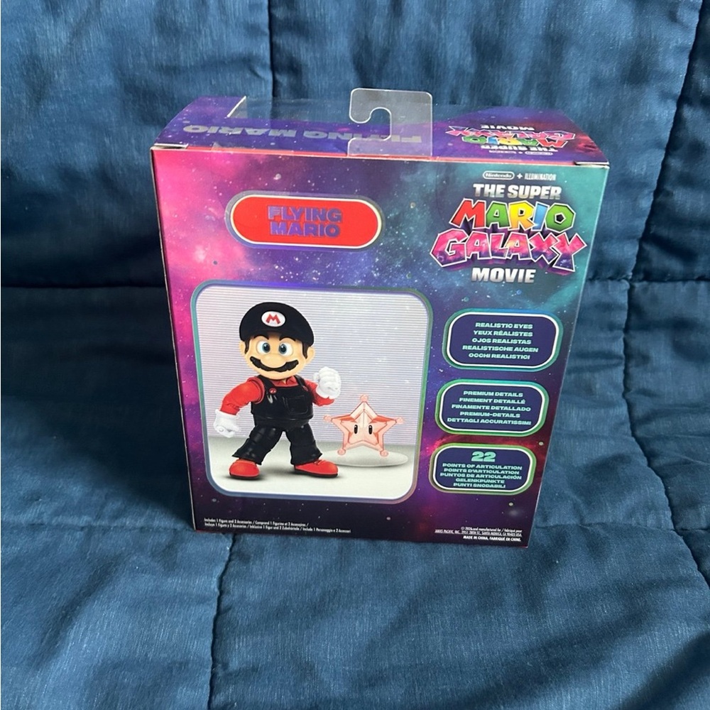 Super Mario Galaxy Flying Mario with Red Star Wave 2 Jakks Pacific - Picture 7 of 9